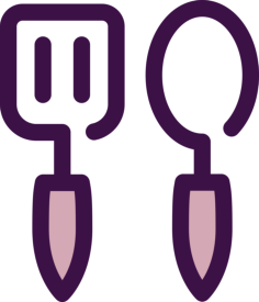 Kitchen Utensils Simple Line Art Svg, Free Vectors File